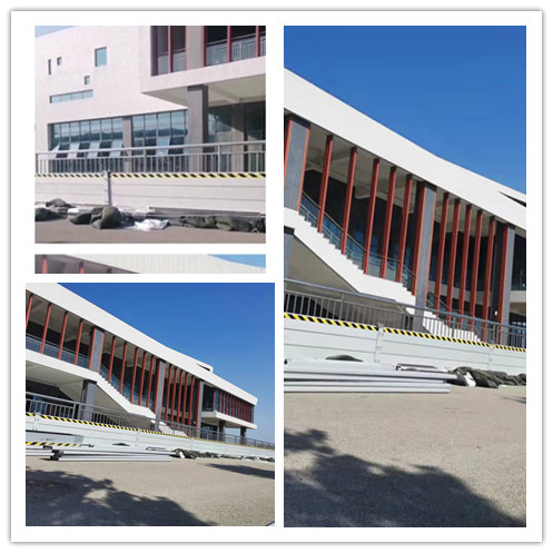 潍坊某园区防洪挡水板已安装完成！